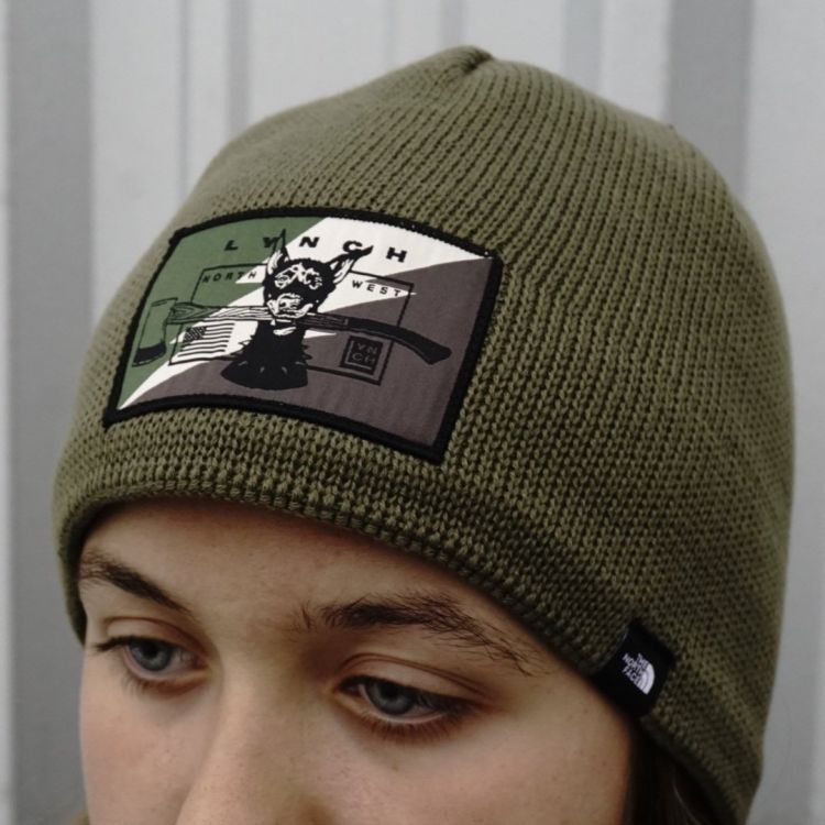 North Face Mountain Burnt Olive Green - Camo Dog Patch