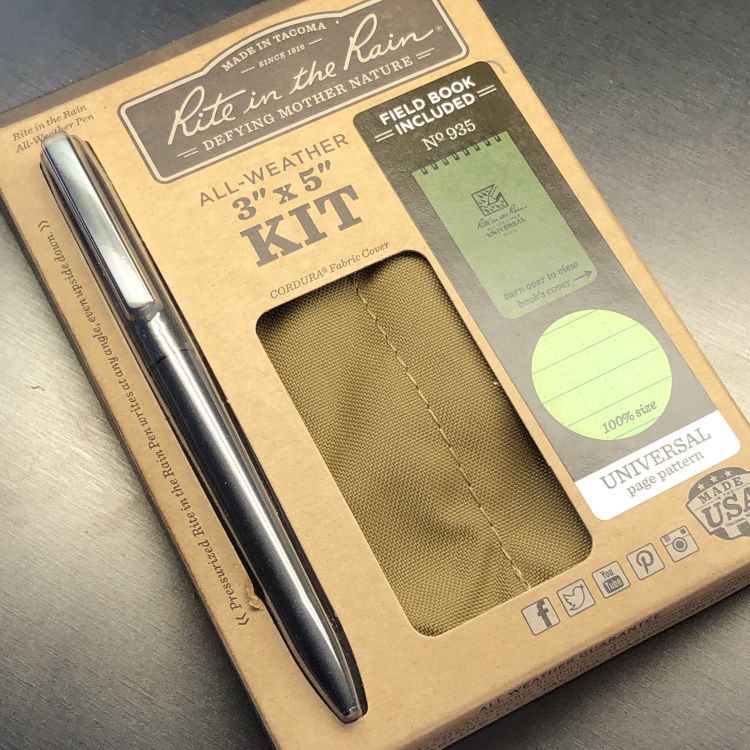 Rite in the Rain All Weather 3 x 5 Notebook Kit (No 935 Kit)