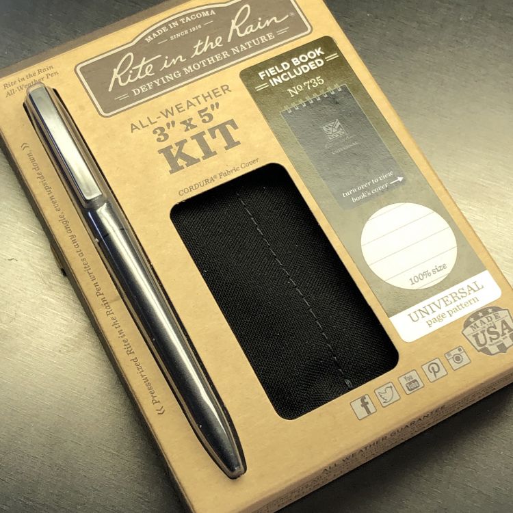 Rite in the Rain All Weather 3 x 5 Notebook Kit (No 735 Kit)
