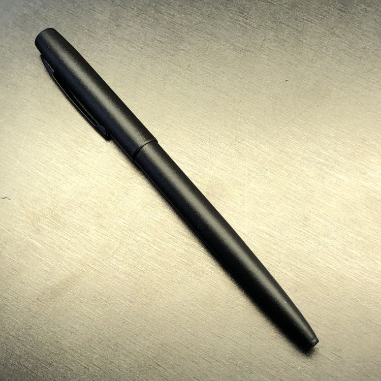 Rite in the Rain Black Metal Clicker Pen - Black Ink (No 97)