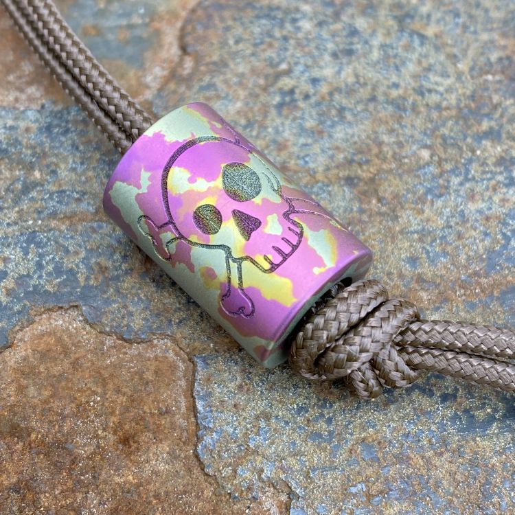 Jolly Roger Titanium Bead