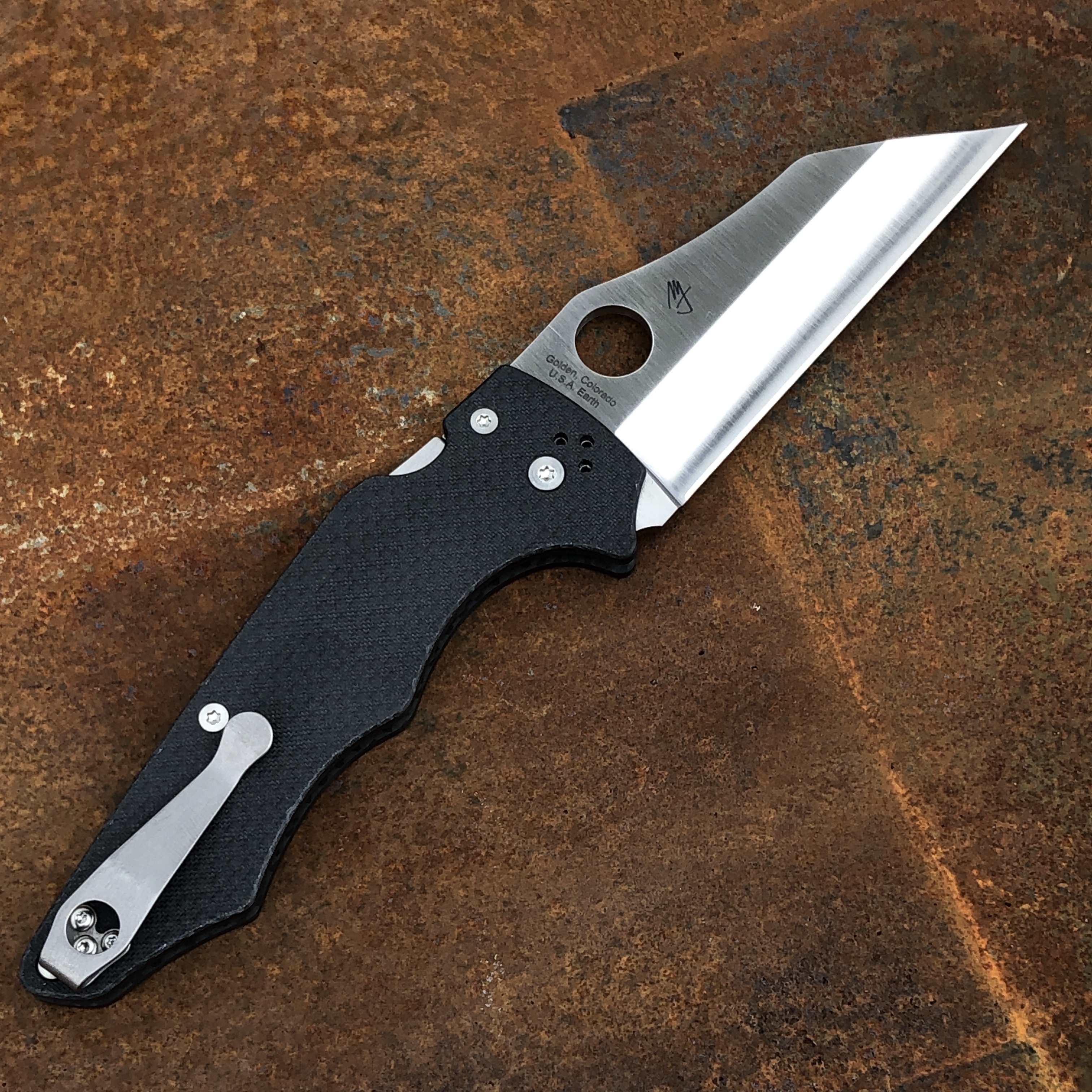 Spyderco Sprint Yojumbo Carbon Fiber Scales S90V Blade (C253CFP