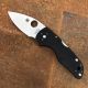 Spyderco Lil' Native Lockback Black G10 Scales Satin S30V Blade Folding Knife