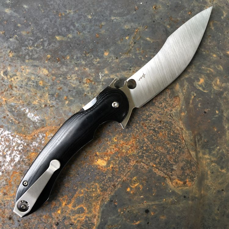 Spyderco Tropen Black G10 Satin S30V Blade Folding Knife