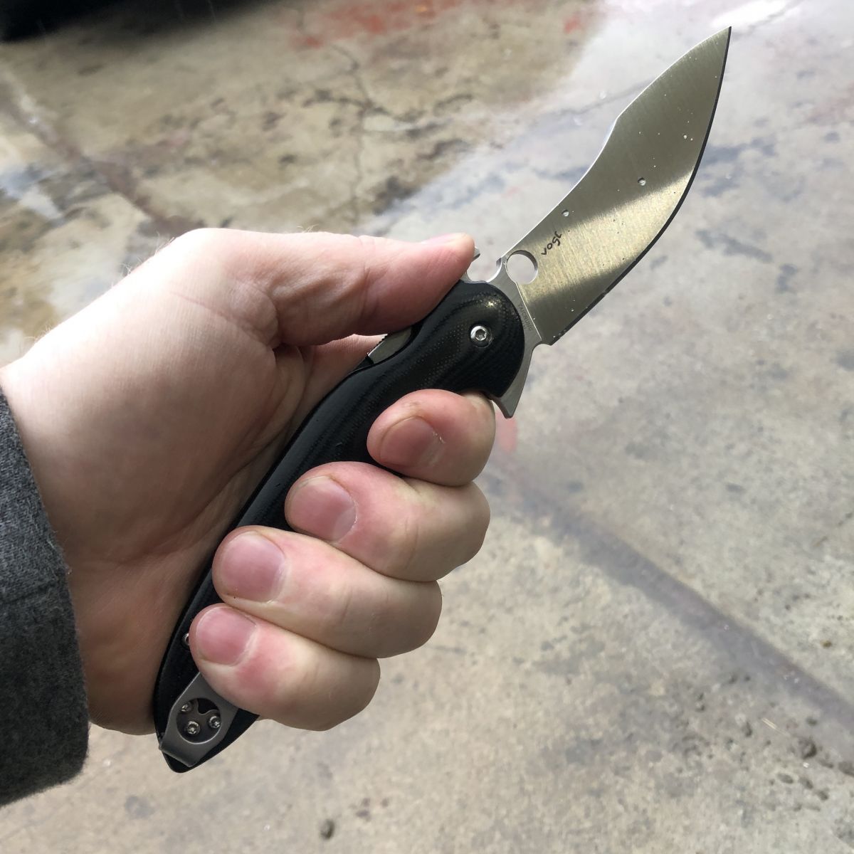 Spyderco Tropen Black G10 Satin S30V Blade (C237GP) Deep Carry 