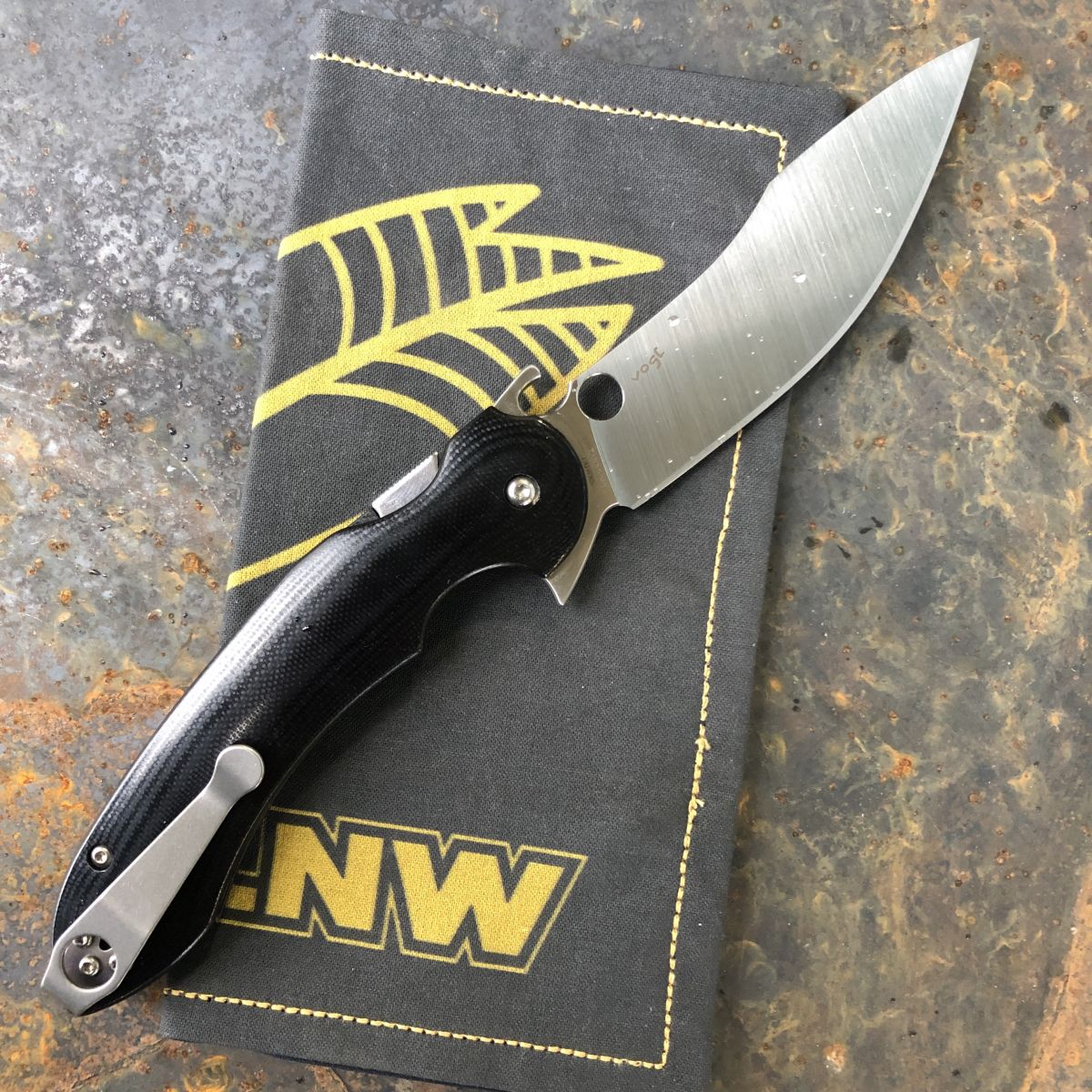 Spyderco Tropen Black G10 Satin S30V Blade (C237GP) Deep Carry 
