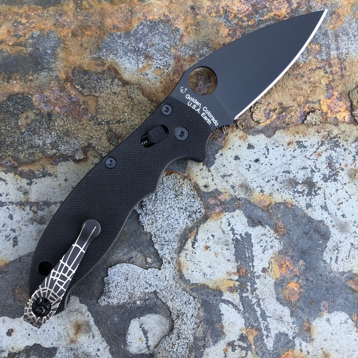Spyderco Manix 2 Black G10 Scales Black S30V Blade (C101GPBBK2 