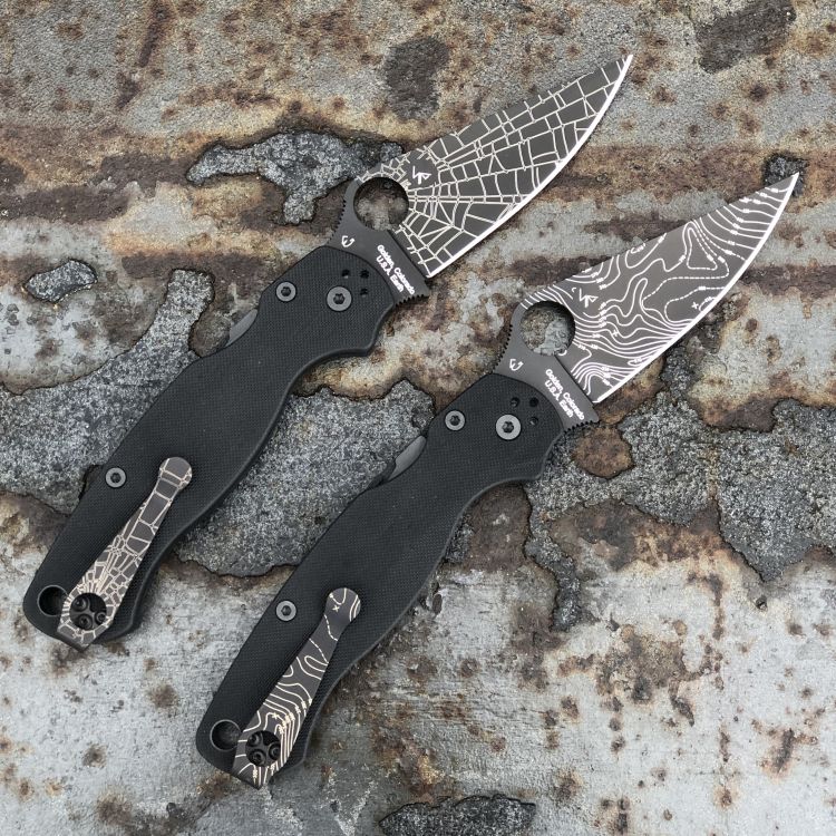 Spyderco Paramilitary 2(PM2) Black G10 Scales Black S45V Blade Folding Knife