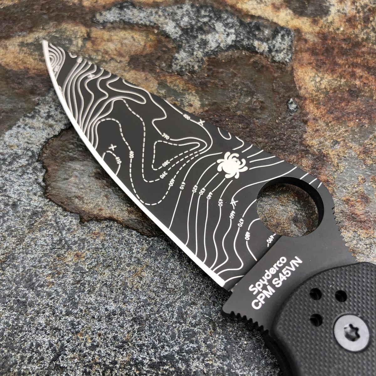 Spyderco Para 2 Black G10 Scales Black S45V Blade (C81GPBK2) Deep