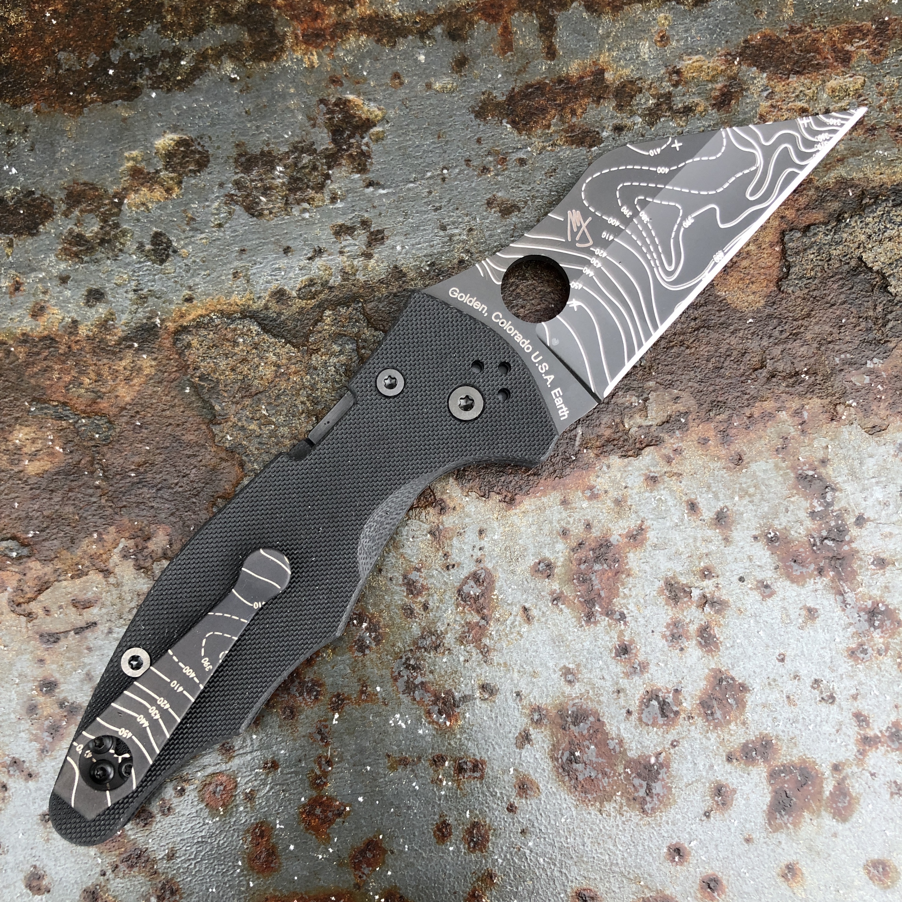 Spyderco Yojimbo 2 Black G10 Scales Black S30V Blade (C85GPBBK2