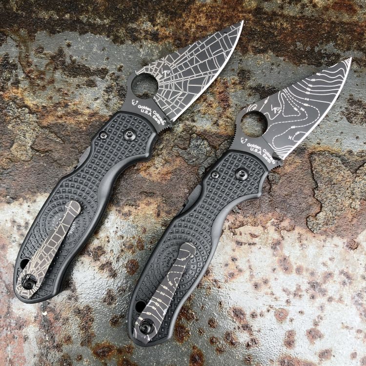 Spyderco Para 3 LW Black FRN Scales Black CTS BD1N Blade Folding Knife