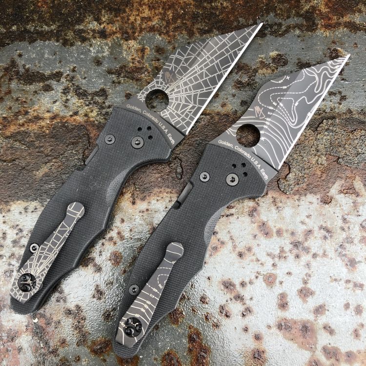 Spyderco Yojimbo 2 Black G10 Scales Black S30V Blade Folding Knife