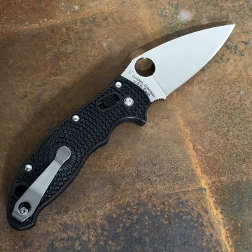 Spyderco Manix 2 LW Black FRCP Scales CTS-BD1 Blade Folding Knife