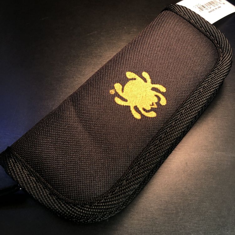 Spyderco Black Nylon Zippered Pouch