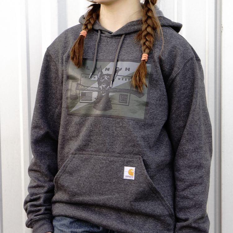 Carhartt Blackout Dog Carbon Heather Hoodies