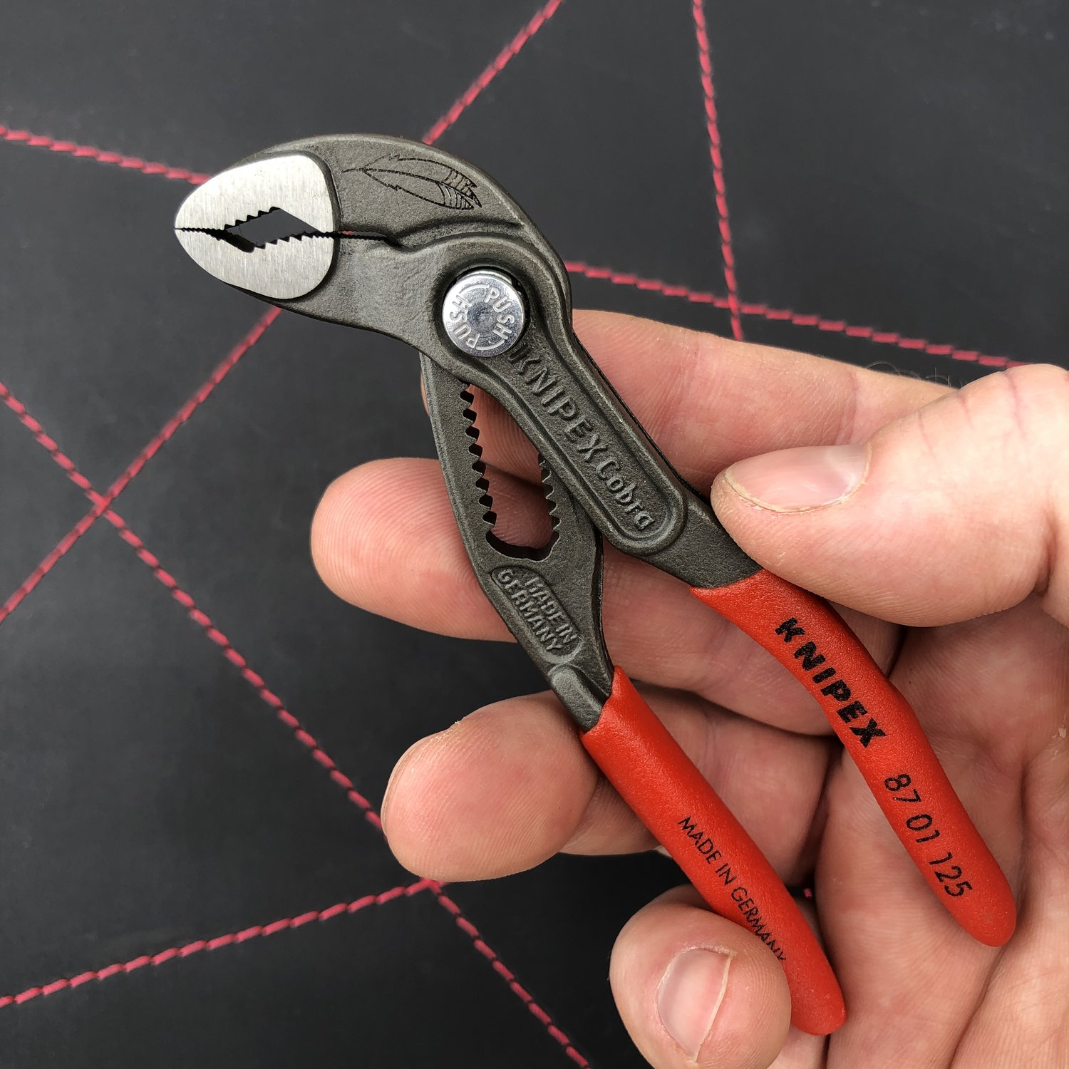 Knipex 87-01-125 5 Cobra Pliers - Plastic Grip