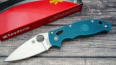 Spyderco Manix 2 LW Azure FRCP Scales SPY27 Blade (C101PCBL2) Deep