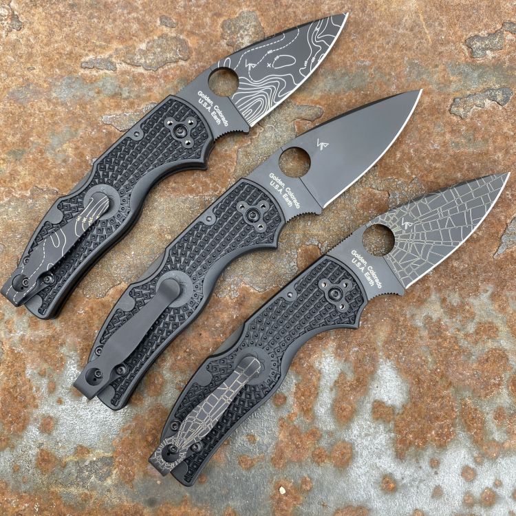 Spyderco Native 5 Lightweight Black FRN Black S30V Blade Folding Knife