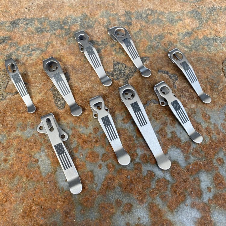 "USA Flag" Stonewashed Clips