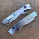 All Access Pass v2.6x Feather "Raindrop" Limited Run Prybar - Stone Logo Fade Anodized