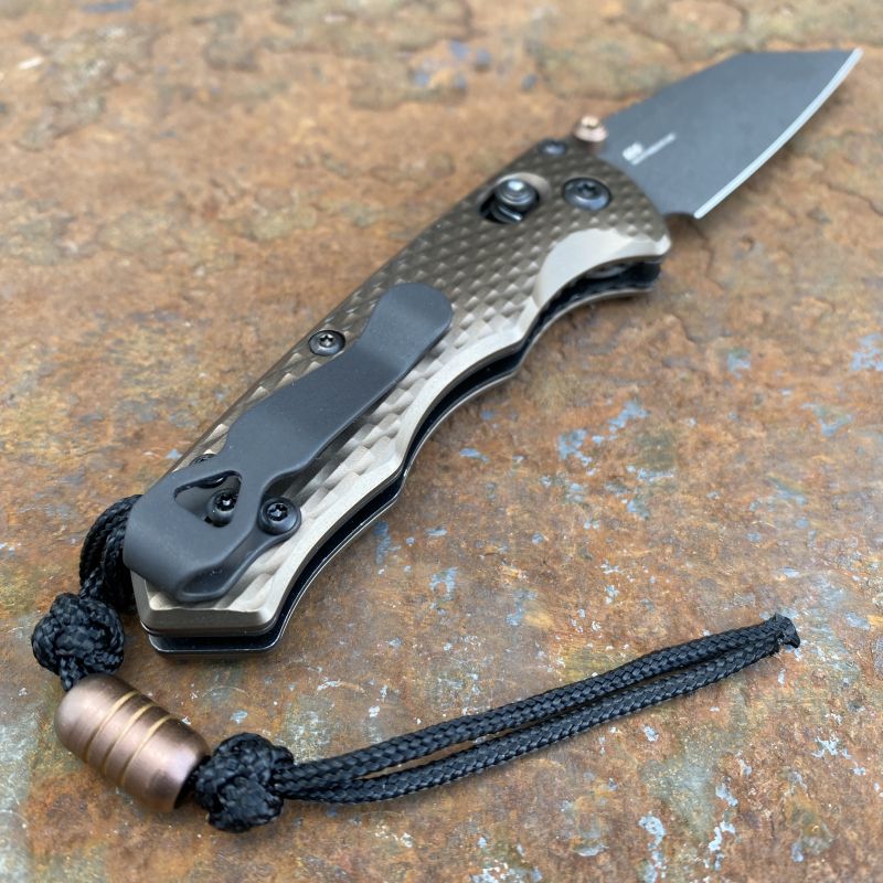 Benchmade Full Immunity Crater FDE Scales 2.5" CPM-M4 Black Blade Folding Knife