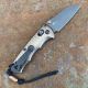 Benchmade Full Immunity Crater FDE Scales 2.5" CPM-M4 Black Blade Folding Knife