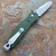Benchmade Osborne Green Aluminum Scales 3.4" Satin S30V Blade Folding Knife