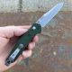 Benchmade Osborne Green Aluminum Scales 3.4" Satin S30V Blade Folding Knife