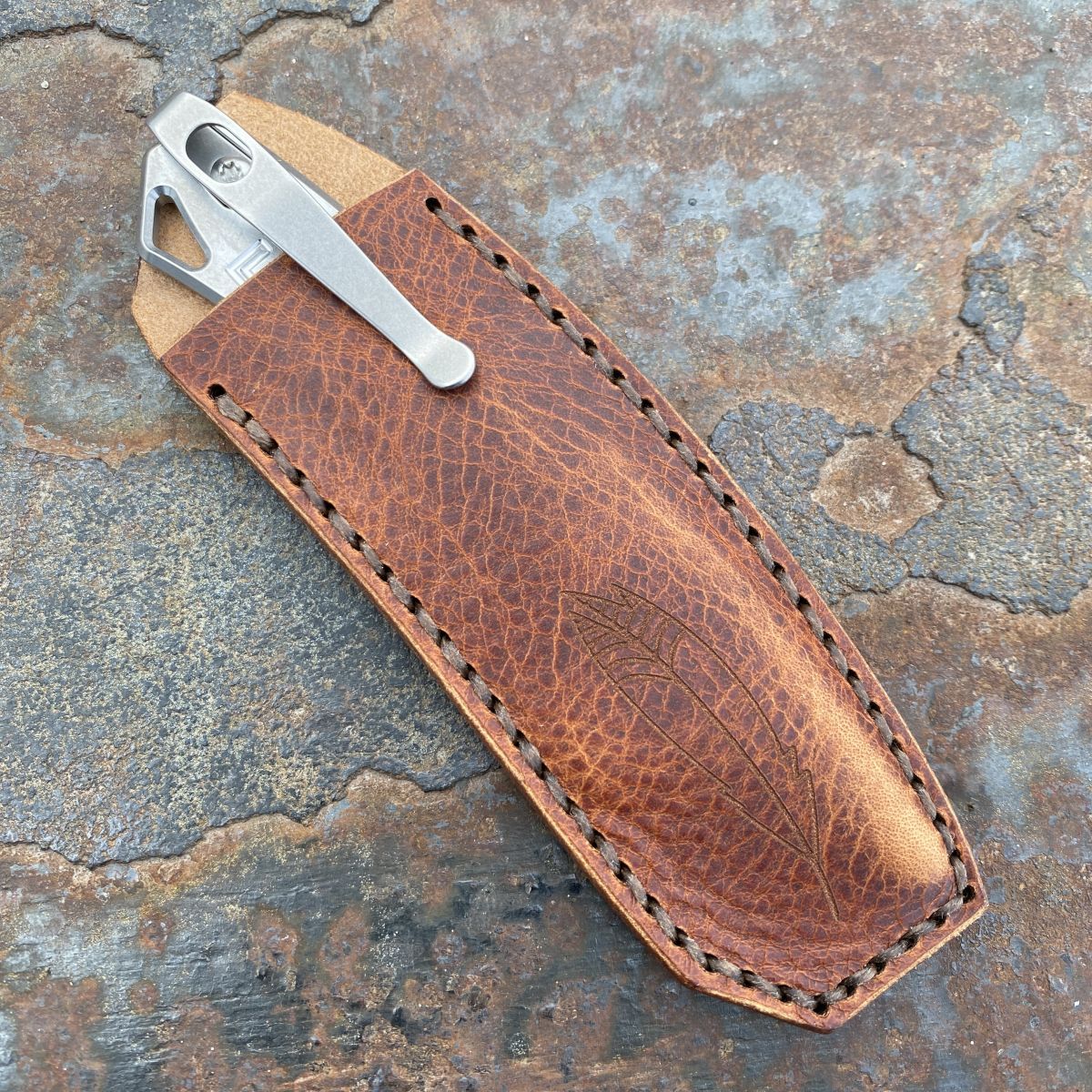 Best Case Scenario Prybar Leather Carry Slips