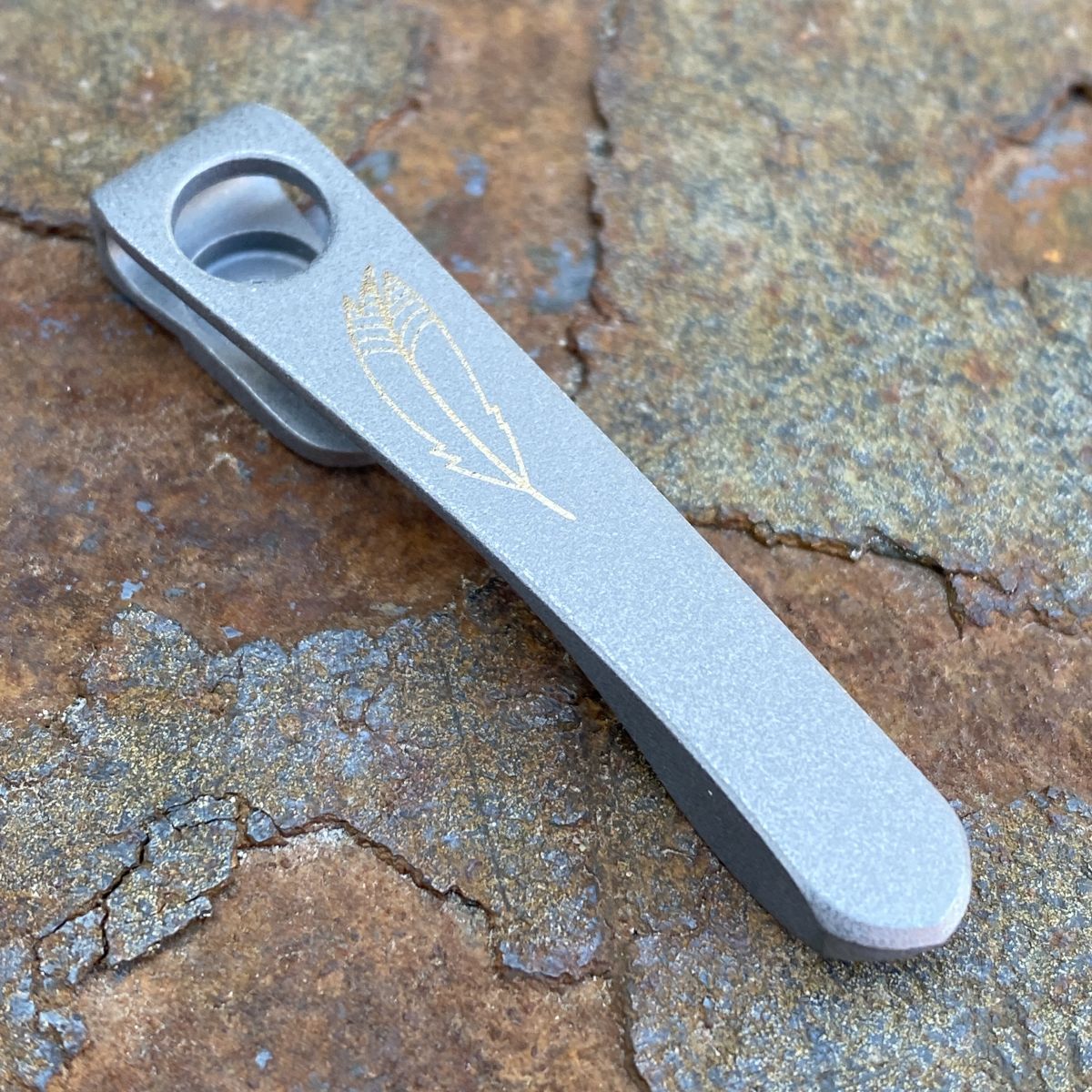 Chris Reeve Flat Top Machined Pocket Knife Clip | USA Made