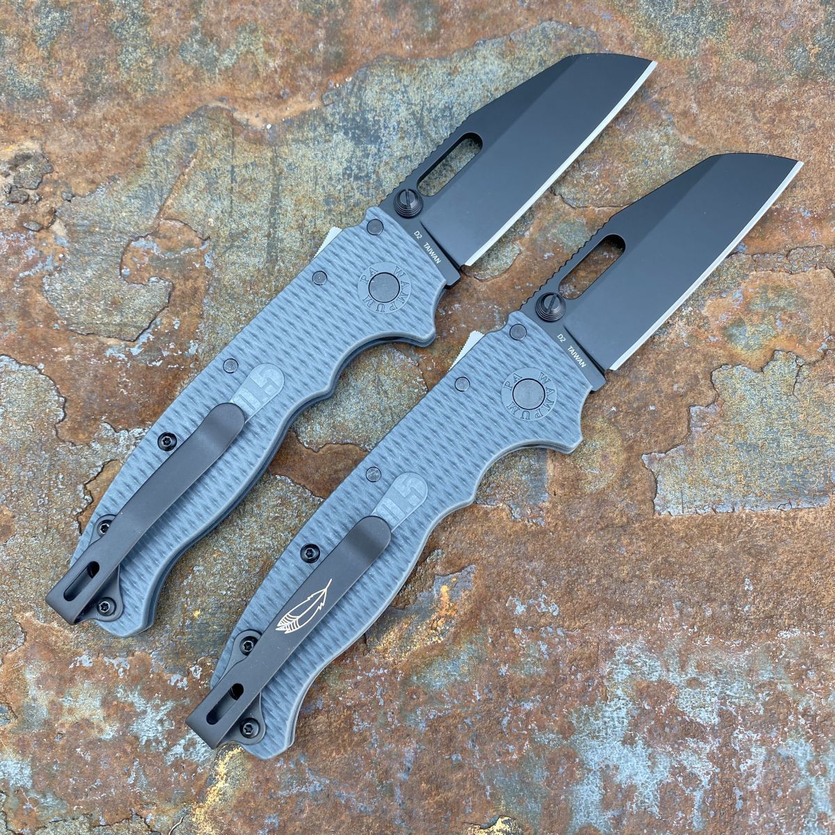 Demko AD20.5 Grey Grivory Scales Black DLC D2 Sharks Foot Blade