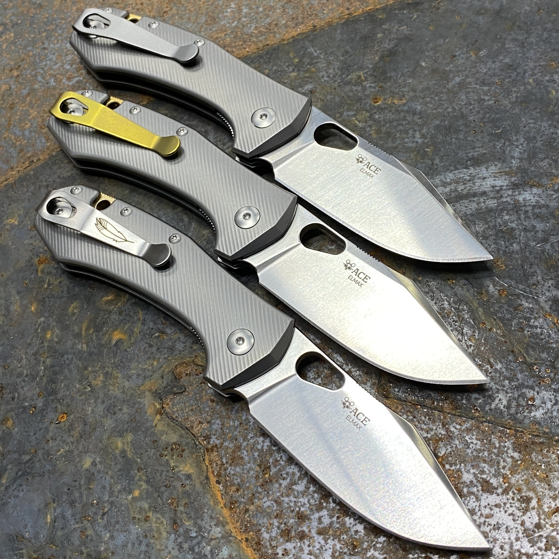 GiantMouse ACE Atelier Titanium Satin Elmax (ATELIER-TITANIUM