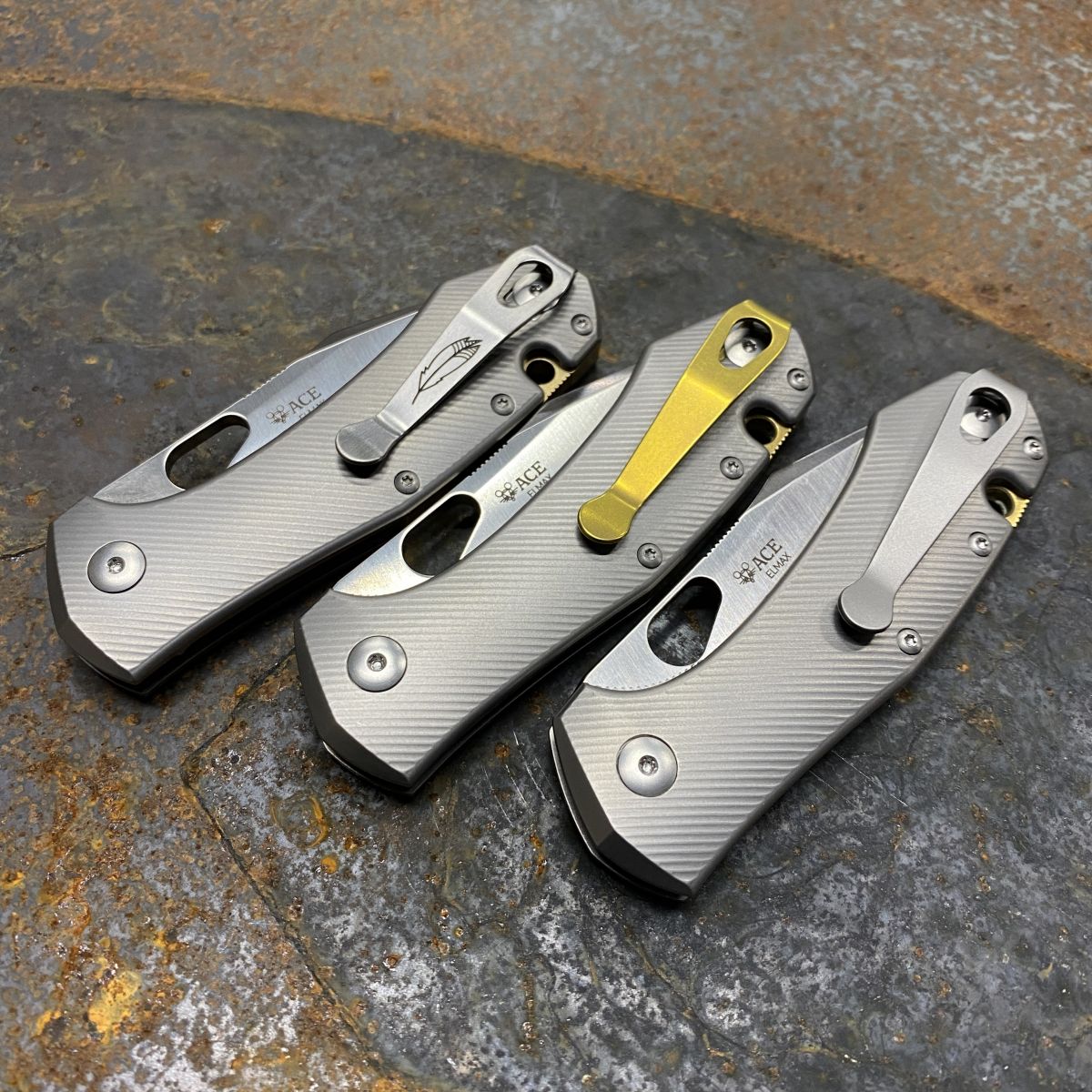 GiantMouse ACE Atelier Titanium Satin Elmax (ATELIER-TITANIUM