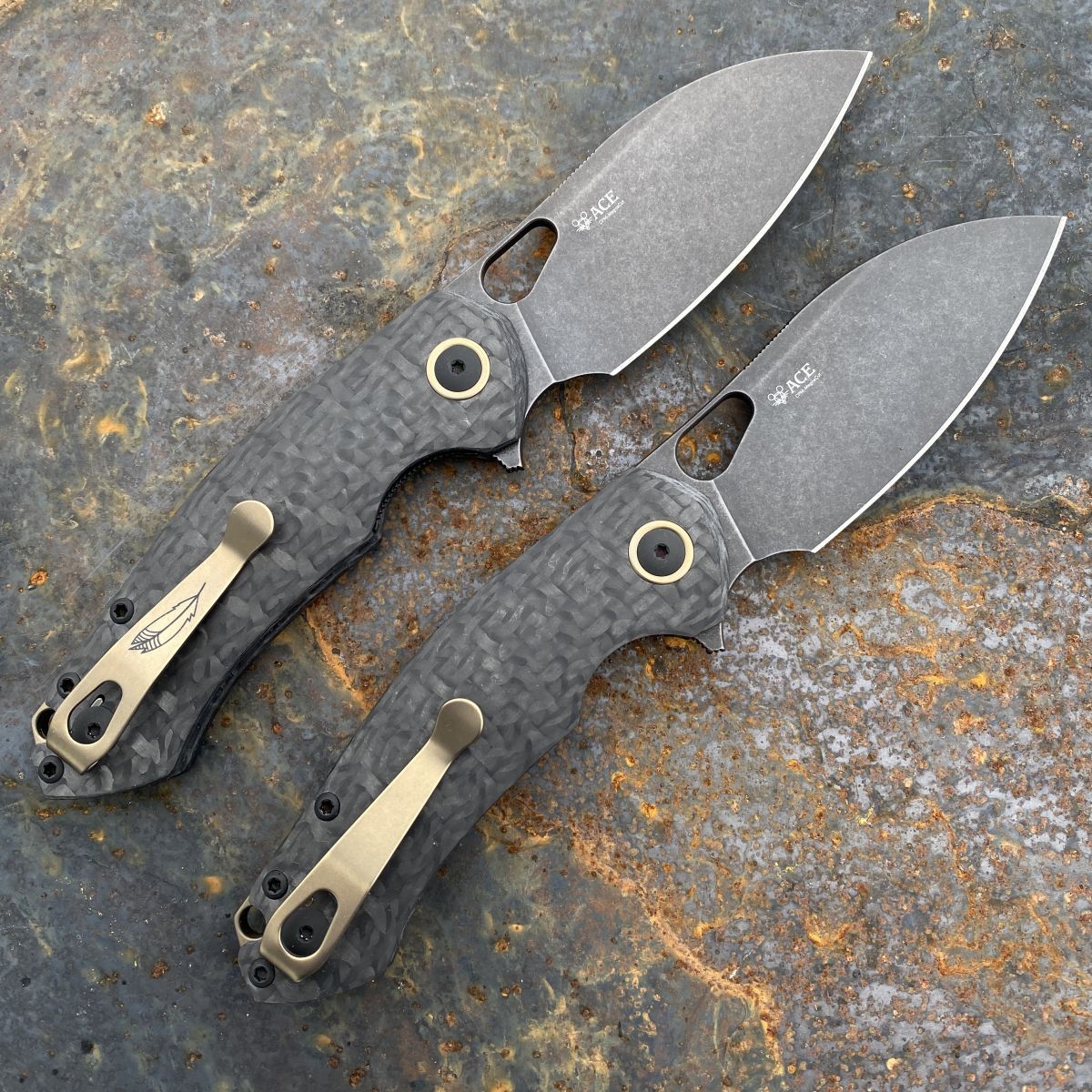 GiantMouse ACE Biblio XL Carbon Fiber Magnacut PVD Blade (BIBLIO