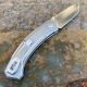 GiantMouse ACE Iona V2 Titanium S90V Satin Blade Folding Knife