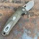 GiantMouse ACE Jagt Green Canvas Micarta Magnacut Satin Blade Folding Knife