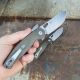 GiantMouse ACE Jagt Green Canvas Micarta Magnacut Satin Blade Folding Knife