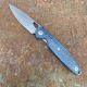GiantMouse ACE Reo Denim Canvas Micarta Magnacut Satin Blade Folding Knife