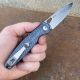 GiantMouse ACE Reo Denim Canvas Micarta Magnacut Satin Blade Folding Knife