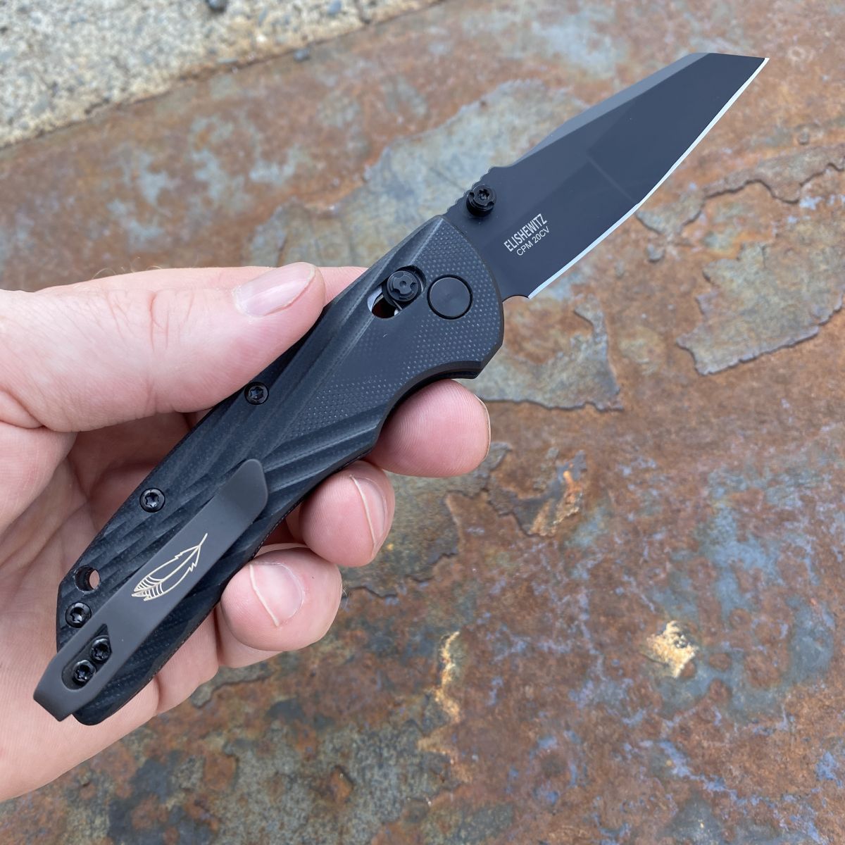 Hogue Deka Black G10 Black Wharncliffe 20CV Blade (24266) Deep 