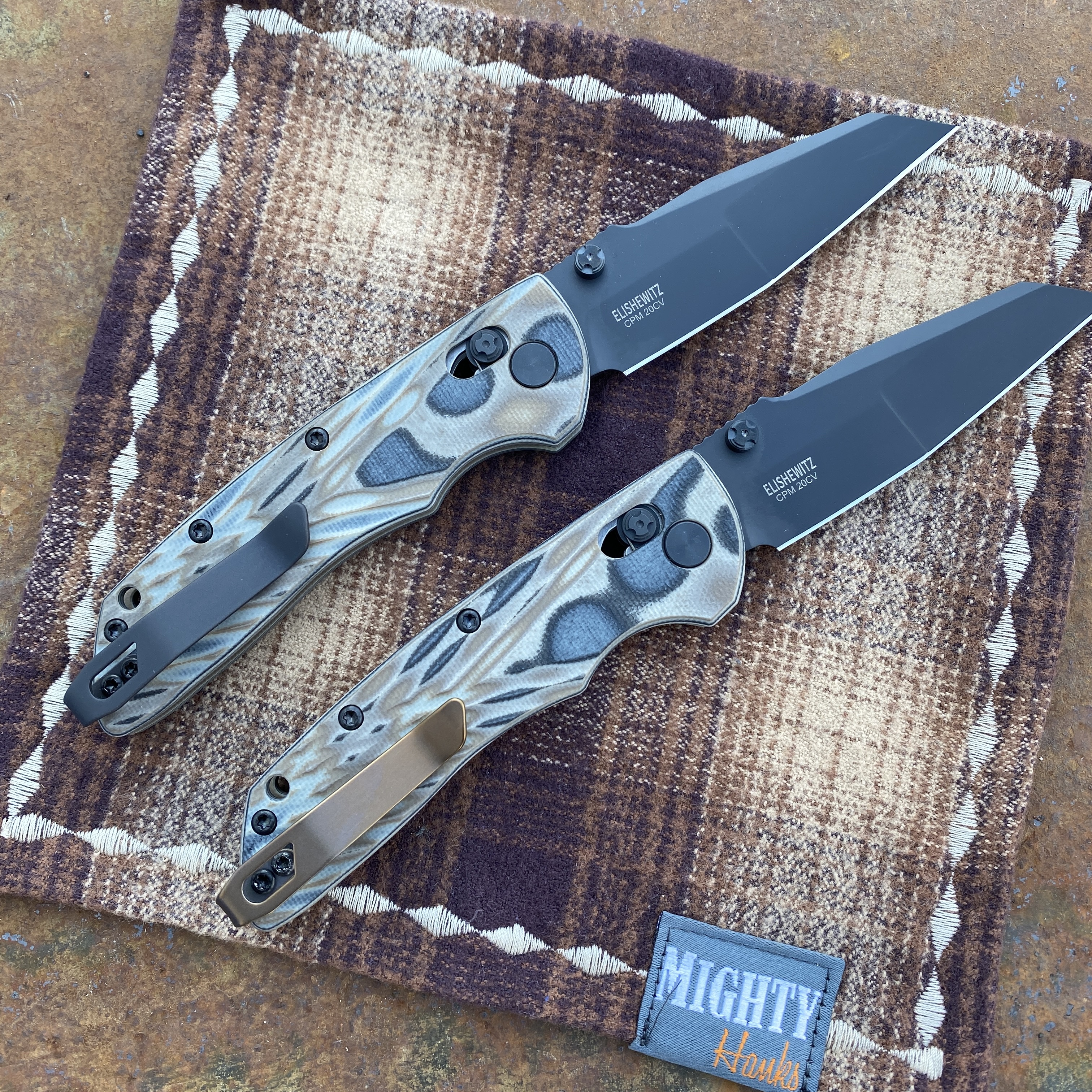 Hogue Deka FDE G-Mascus Black Wharncliffe 20CV Blade (24267) Deep