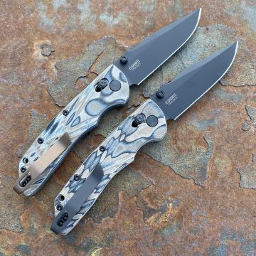 Hogue Deka FDE G-Mascus Black Clip Point 20CV Blade Folding Knife