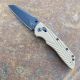 Hogue Deka FDE Polymer Black Wharncliffe Magnacut Blade Folding Knife
