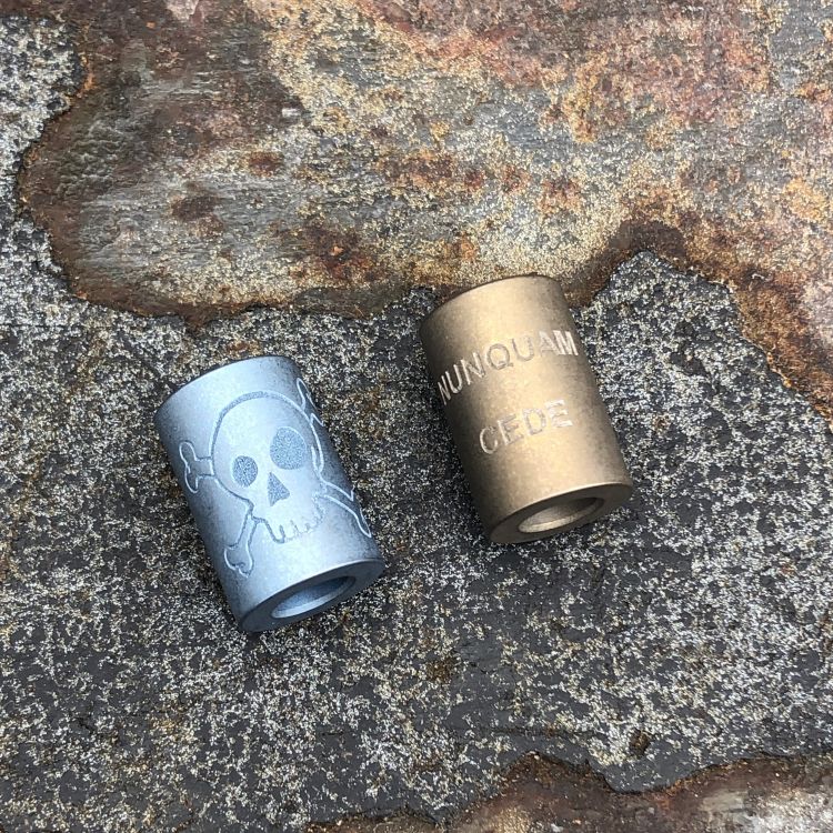 Jolly Roger Titanium Bead