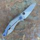 Spyderco Drunken Titanium/Carbon Fiber Framelock S90V Machined Folding Knife