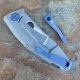 Spyderco Drunken Titanium/Carbon Fiber Framelock S90V Machined Folding Knife