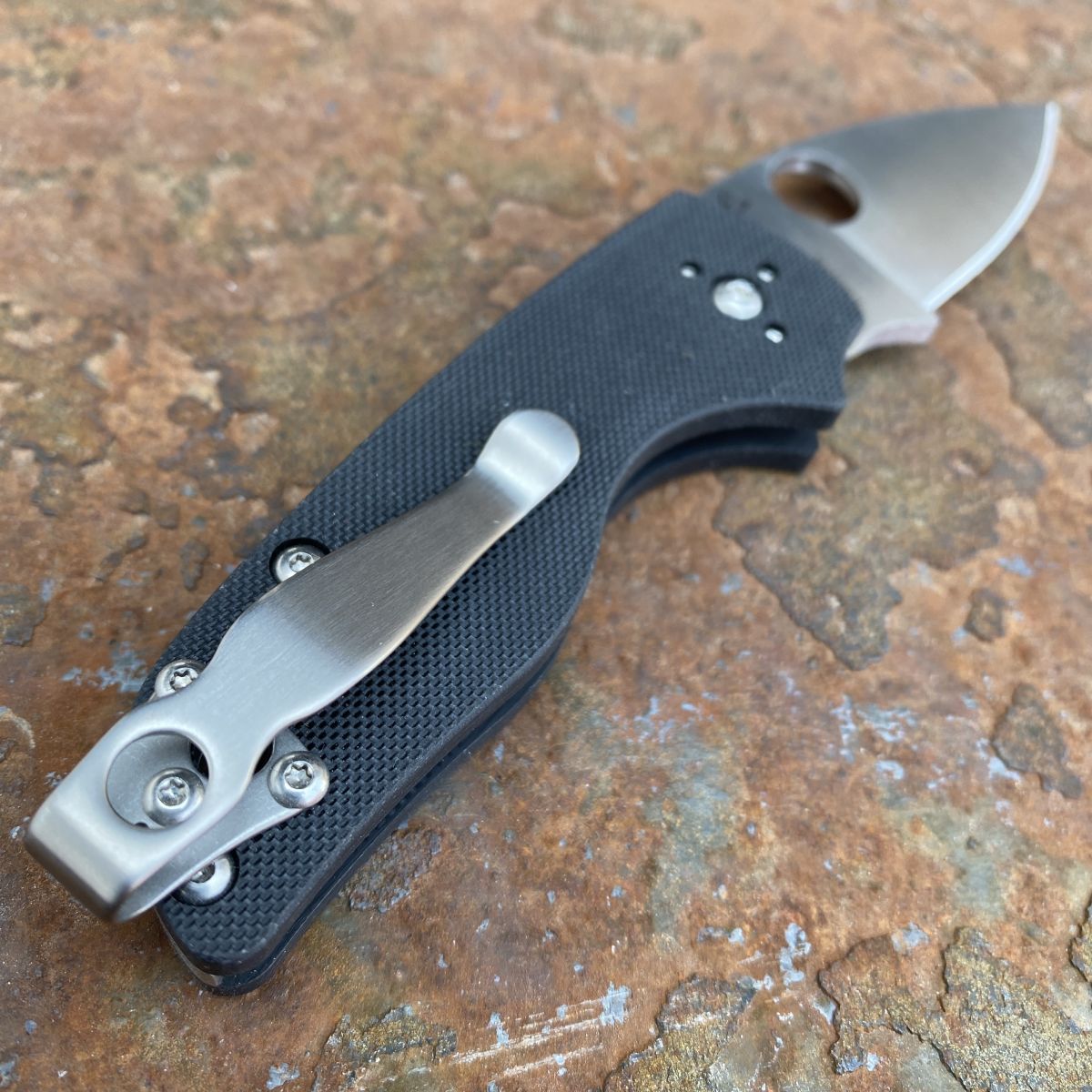 Spyderco Lil' Native SlipIt Black G10 Scales Satin S30V Blade