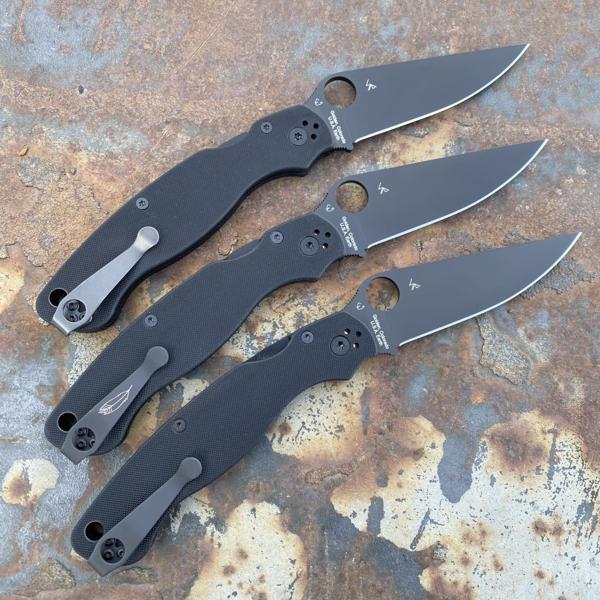 Spyderco Military 2 Black G10 Scales Black S30V Blade (C36GPBK2 