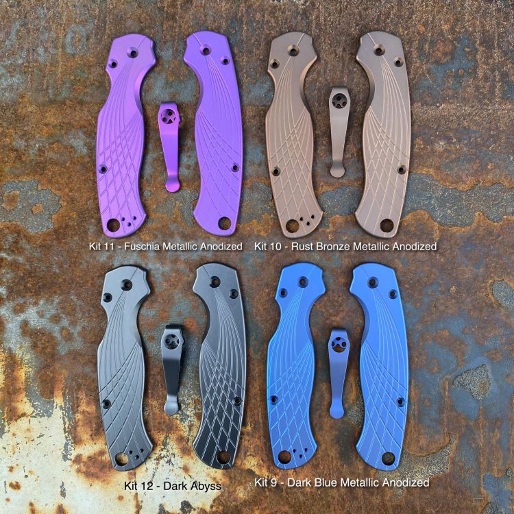 Spyderco PM2 "Streamline" Titanium Scale Kit