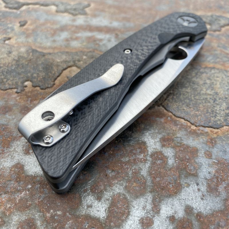 Spyderco Subvert Sprint Run Carbon Fiber Scales Satin 20CV Blade Folding Knife